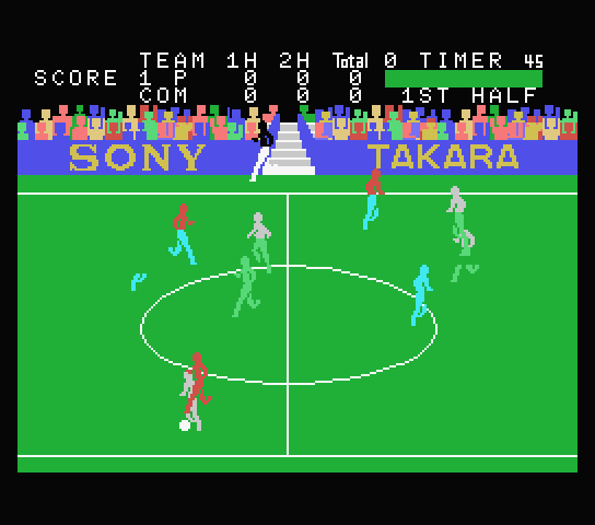 Super Soccer screenshot 2 for MSX